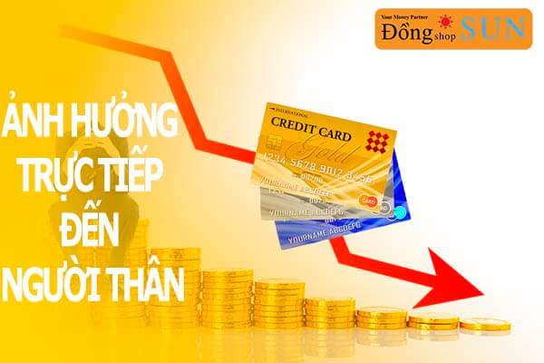 Ảnh hưởng đến người thân khi vay tiền bằng CMND