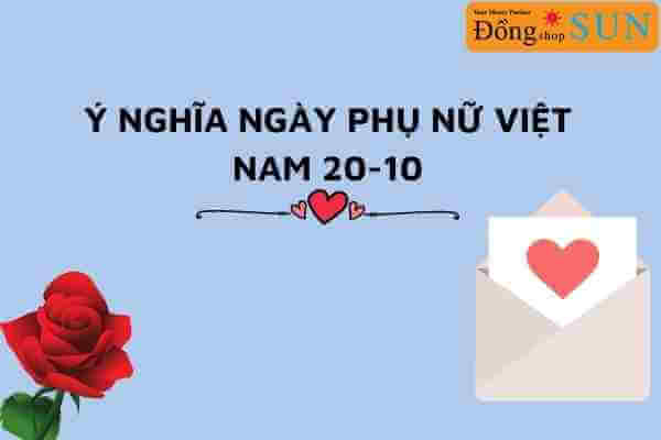 Ý nghĩa ngày phụ nữ Việt Nam