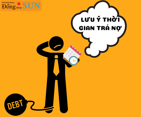Lưu ý thời gian trả nợ