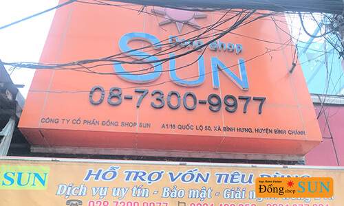 DONG SHOP SUN Hồ Chí Minh – CHI NHÁNH QUỐC LỘ 50 (HUYỆN BÌNH CHÁNH)