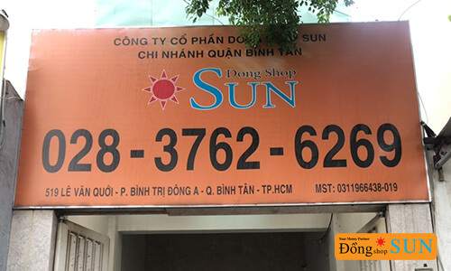 DONG SHOP SUN Hồ Chí Minh – CHI NHÁNH LÊ VĂN QUỚI (QUẬN BÌNH TÂN)