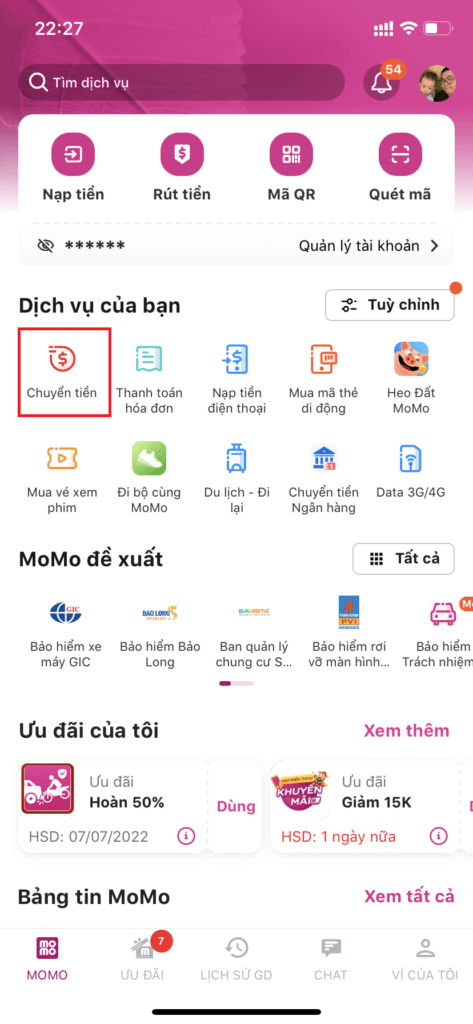 chuyển tiền thông qua app momo Cách chuyển tiền qua MoMo không cần thẻ ATM