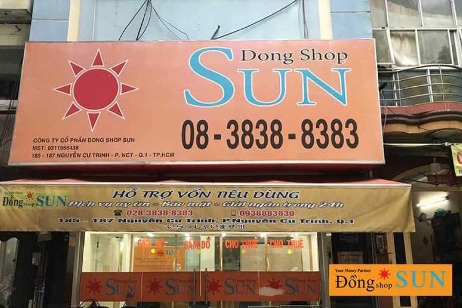 Cầm đồ Quận 1 TP.Hồ Chí Minh Dong Shop Sun
