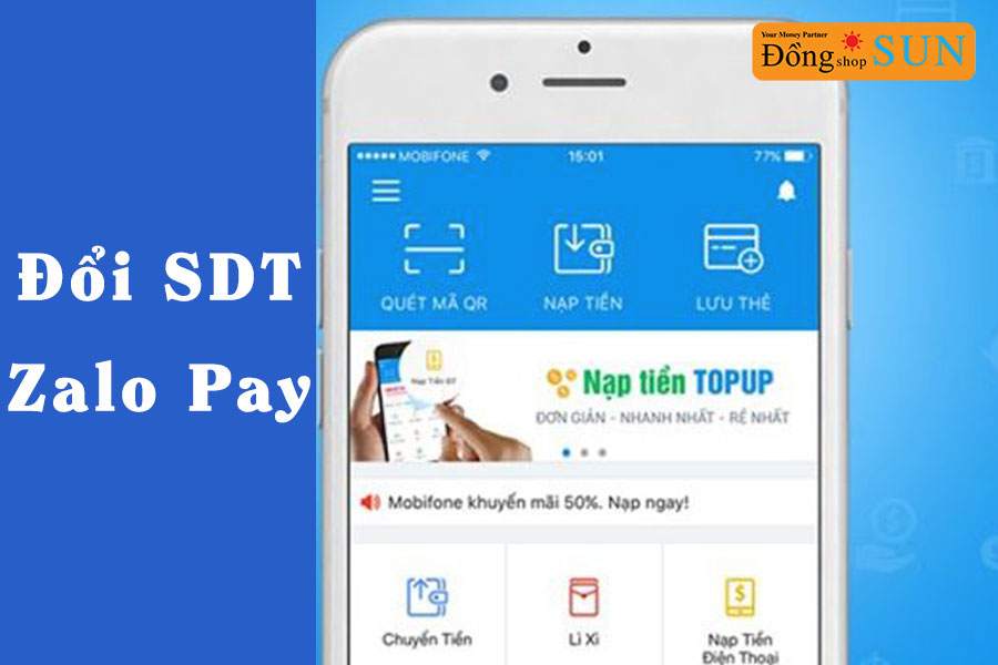 Đổi sdt Zalo Pay có được không?