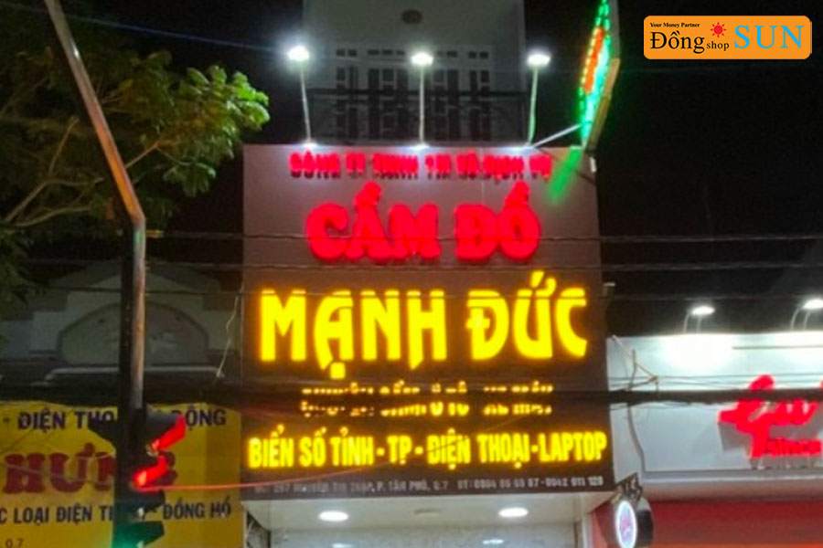 Tiệm cầm đồ quận 7 Mạnh Đức